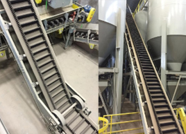 600宽大倾角输送带